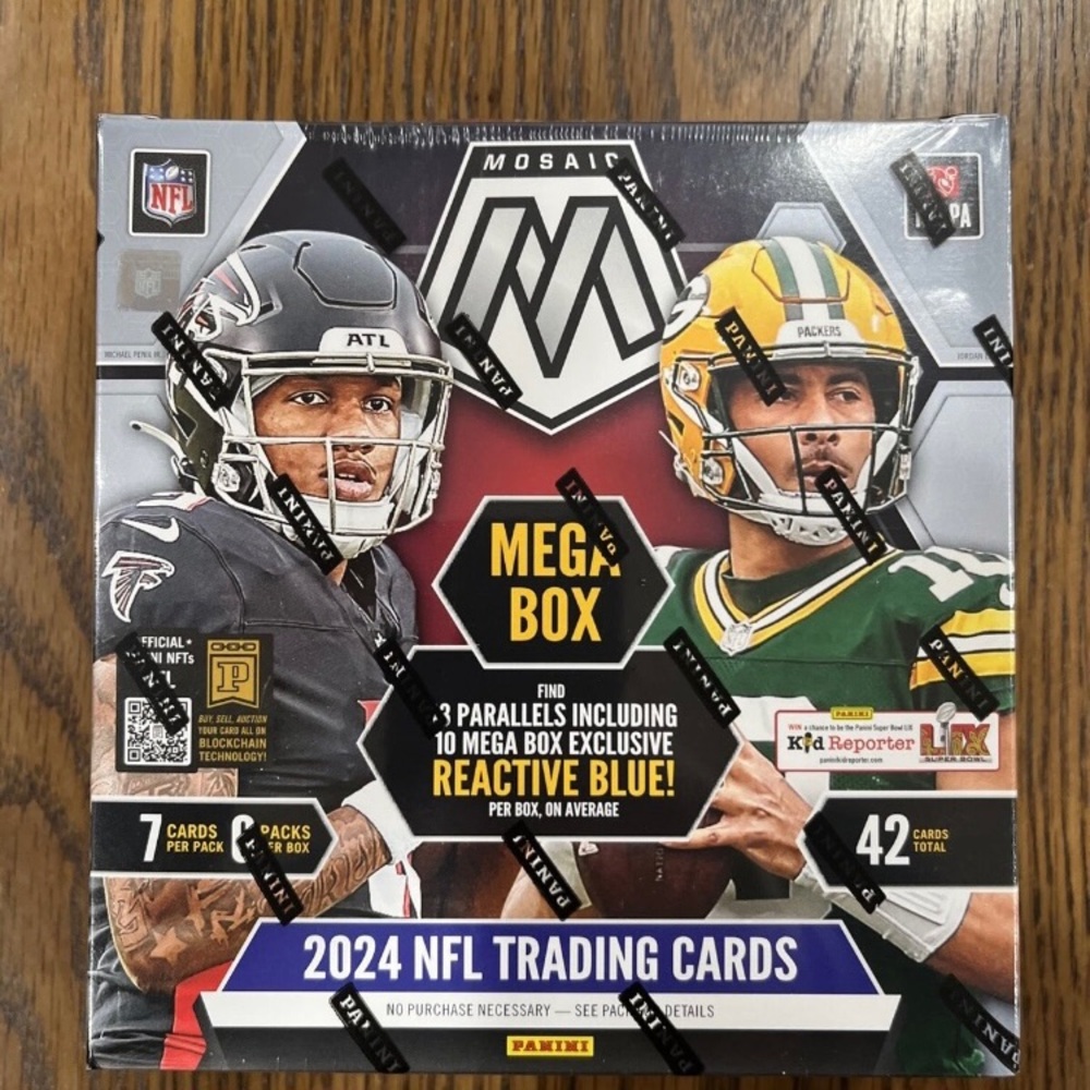 BRAND NEW FACTORY SEALED 2024 Panini Mosaic NFL Football Mega Box